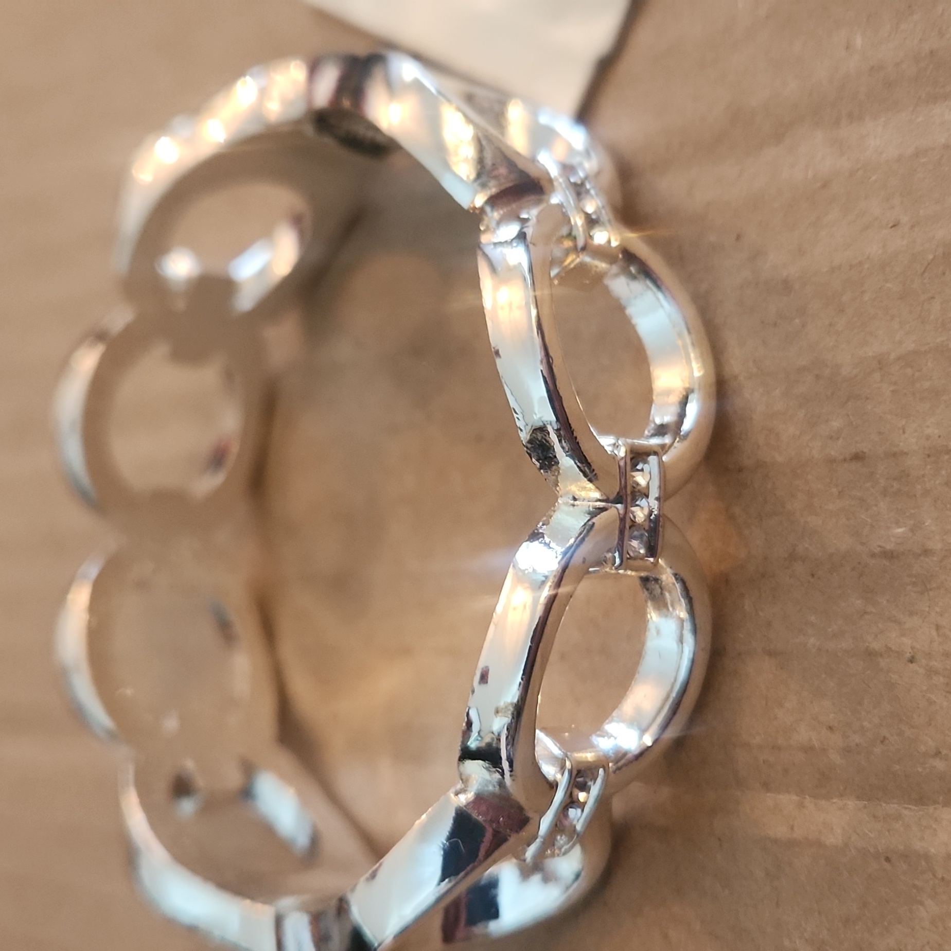 Chic Silver Bracelet 10$